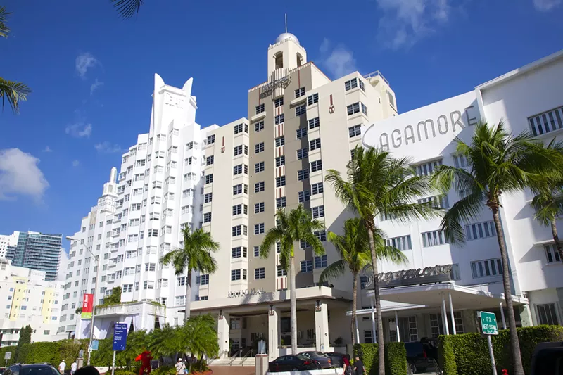 Image: Art deco buildings in the Miami Beach skyline