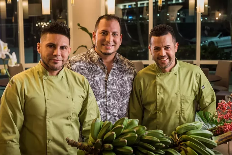 Image: Emmanuel Jimenez (left), Carlos Rodriguez, and Luis Vazquez are opening 100 x 35 Cocina con Raíces.