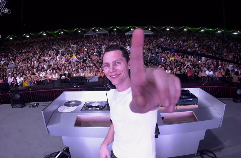 Image: Tiësto onstage at Ultra Music Festival