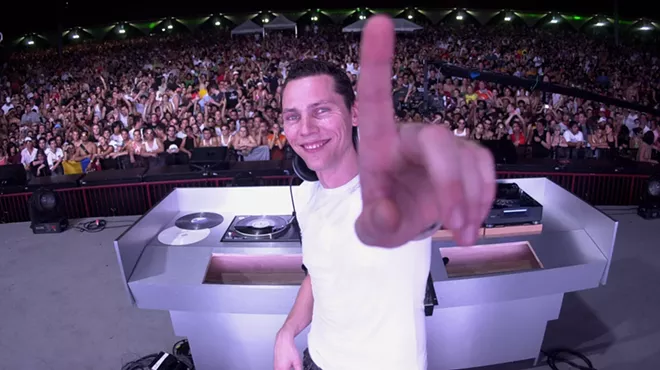 Tiësto onstage at Ultra Music Festival