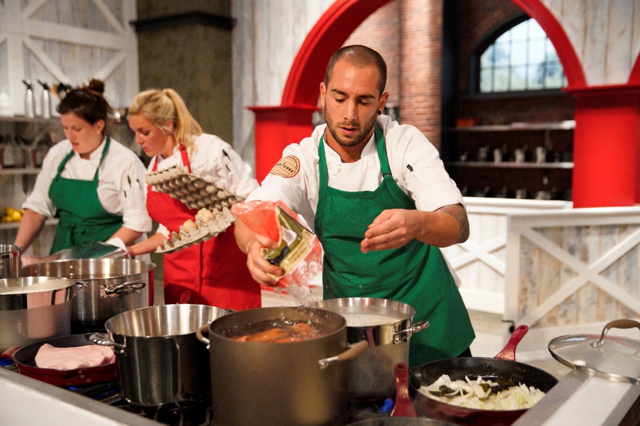Pablo Lamon in action on Top Chef.