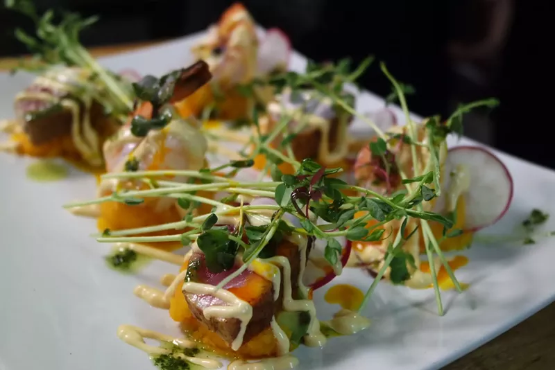 Image: Confirmed dishes for Leslie include this causa limena.