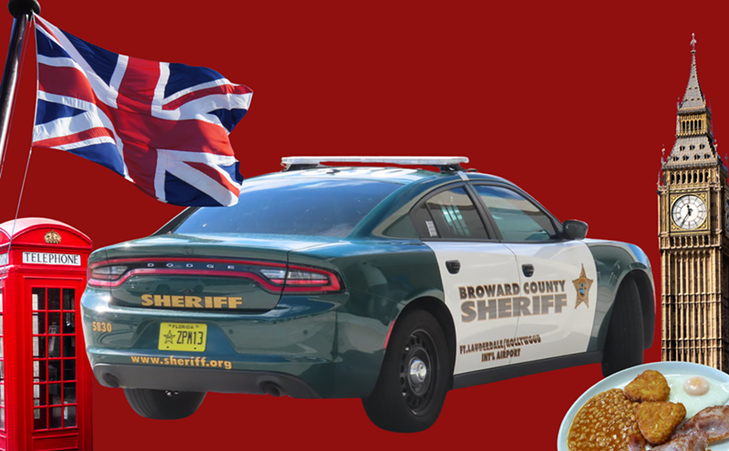 Image: A Broward Cop Car Somehow Ended Up in England
