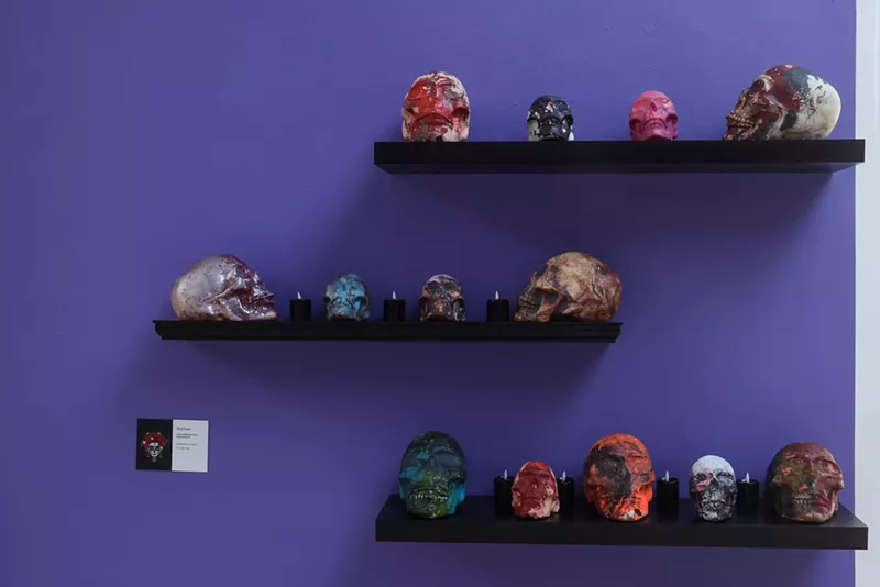 Image: Morel Ducet's Bones of Belonging: Skulls as Markers of Resilience and Identity pays homage to a diversity of cultures in "A Call to Ancestors" at the Little Haiti Cultural Complex.