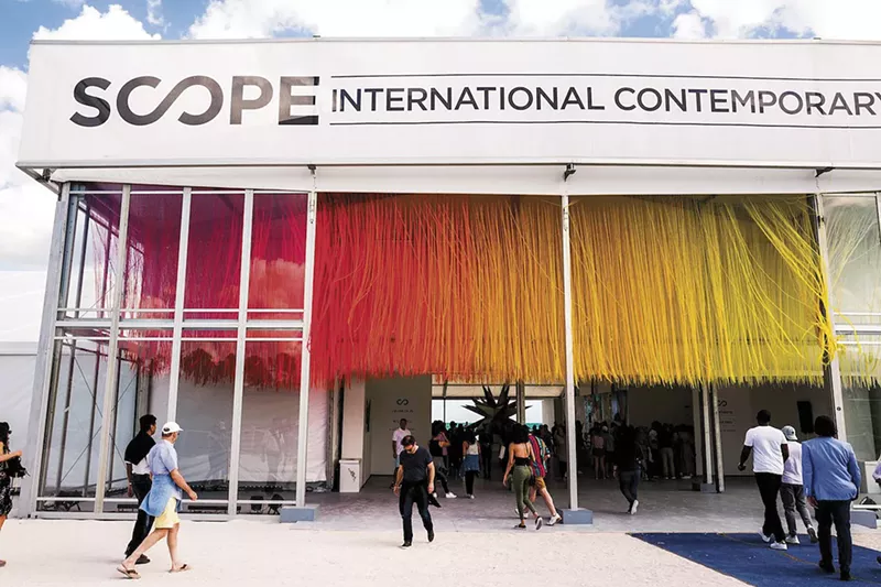 Image: Cronin and Gabriel Shaffer's gallery, Mortal Machine, received top billing at Scope.