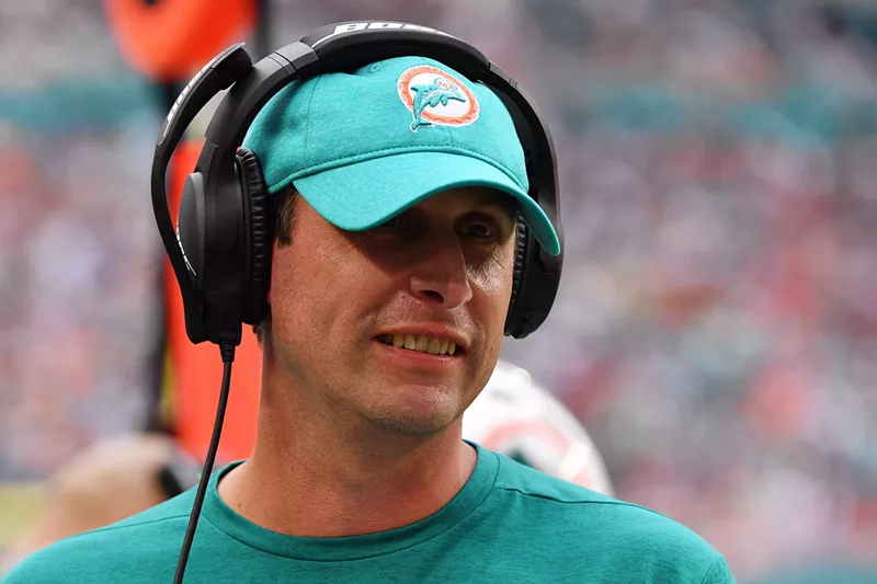 Image: Luckily for the Dolphins, Adam Gase will be standing on the other sidelines this Sunday.