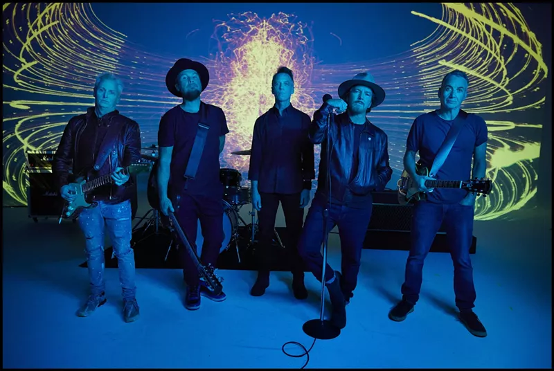 Image: Portrait of the members of Pearl Jam