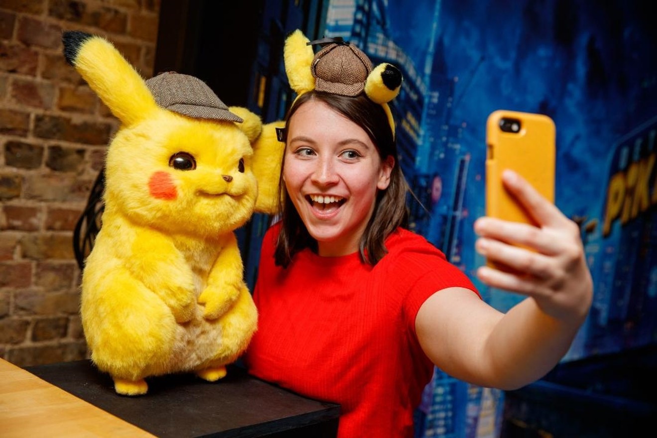 Take selfies with Pikachu.