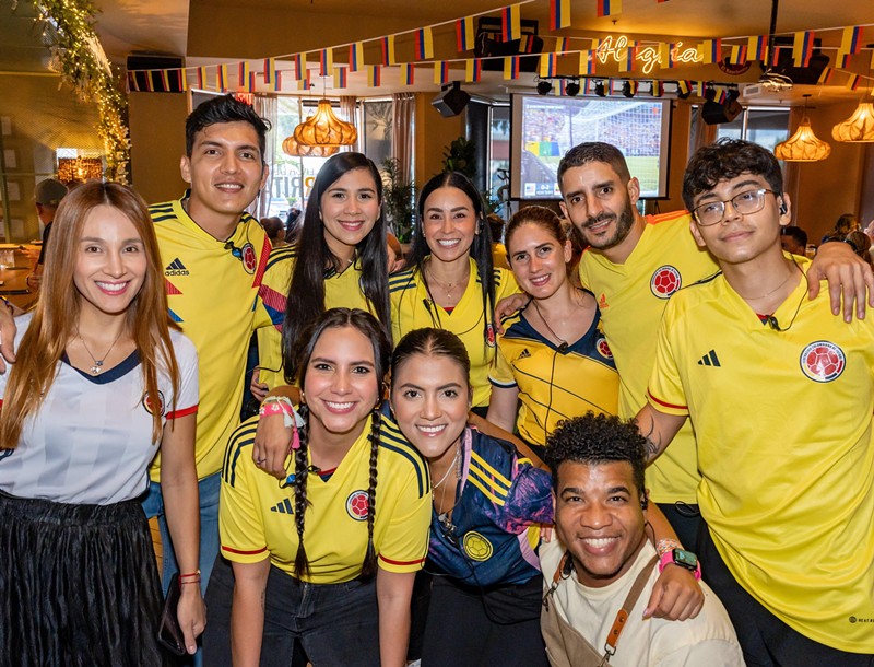 Colombia fans will file into Alegria by El Rancherito to watch Colombia face Argentina in the Copa América final.