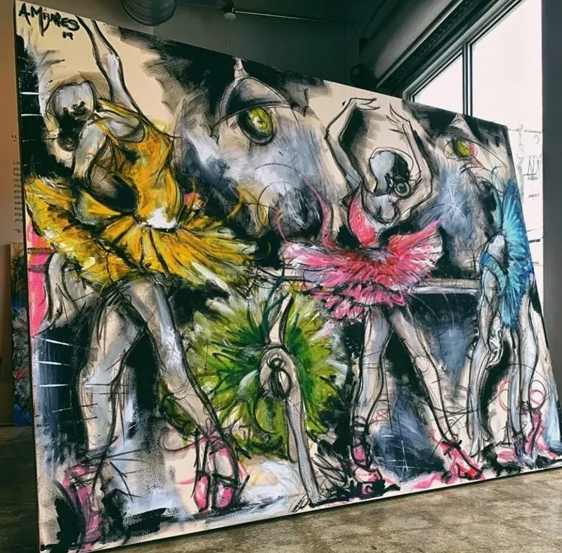 Image: Alexander Mijares' "Backstage" is a continuation of the work he exhibited during his self-titled Art Basel 2018 show.