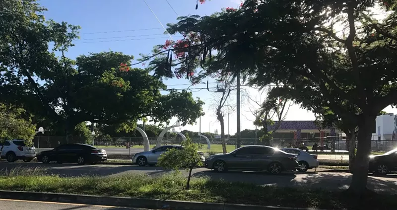 Image: This park next to Jose de Diego Middle School still shows up on Google Maps as "Robert E. Lee Park," but school board officials say that hasn't been its real name for decades.