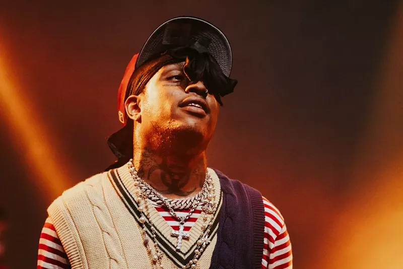Image: Ski Mask the Slump God performing during September's Loud Stream event.