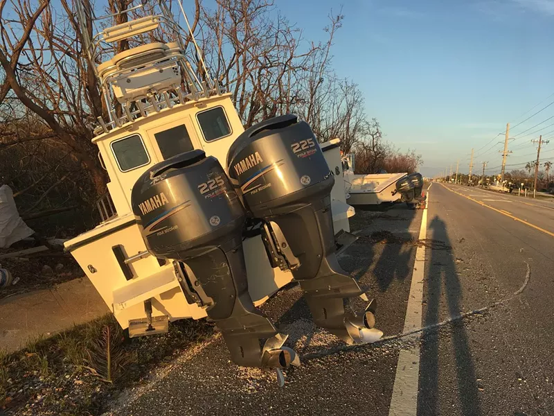 Image: The aftermath of Hurricane Irma in the Florida Keys.