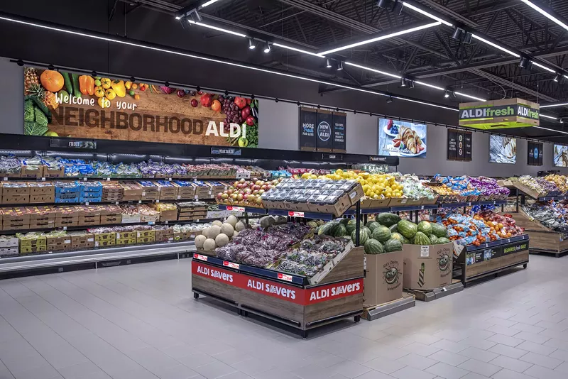 Image: Aldi offers affordable groceries thanks to its in-store brand that covers a number of products.