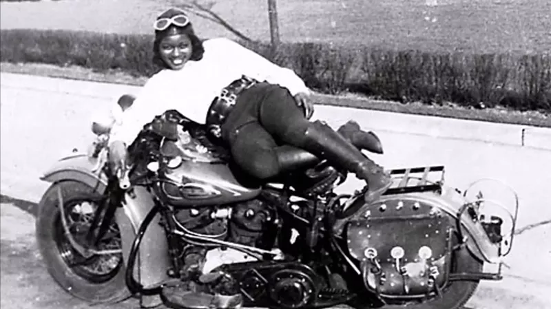 Image: Bessie B. Stringfield, AKA the Motorcycle Queen of Miami
