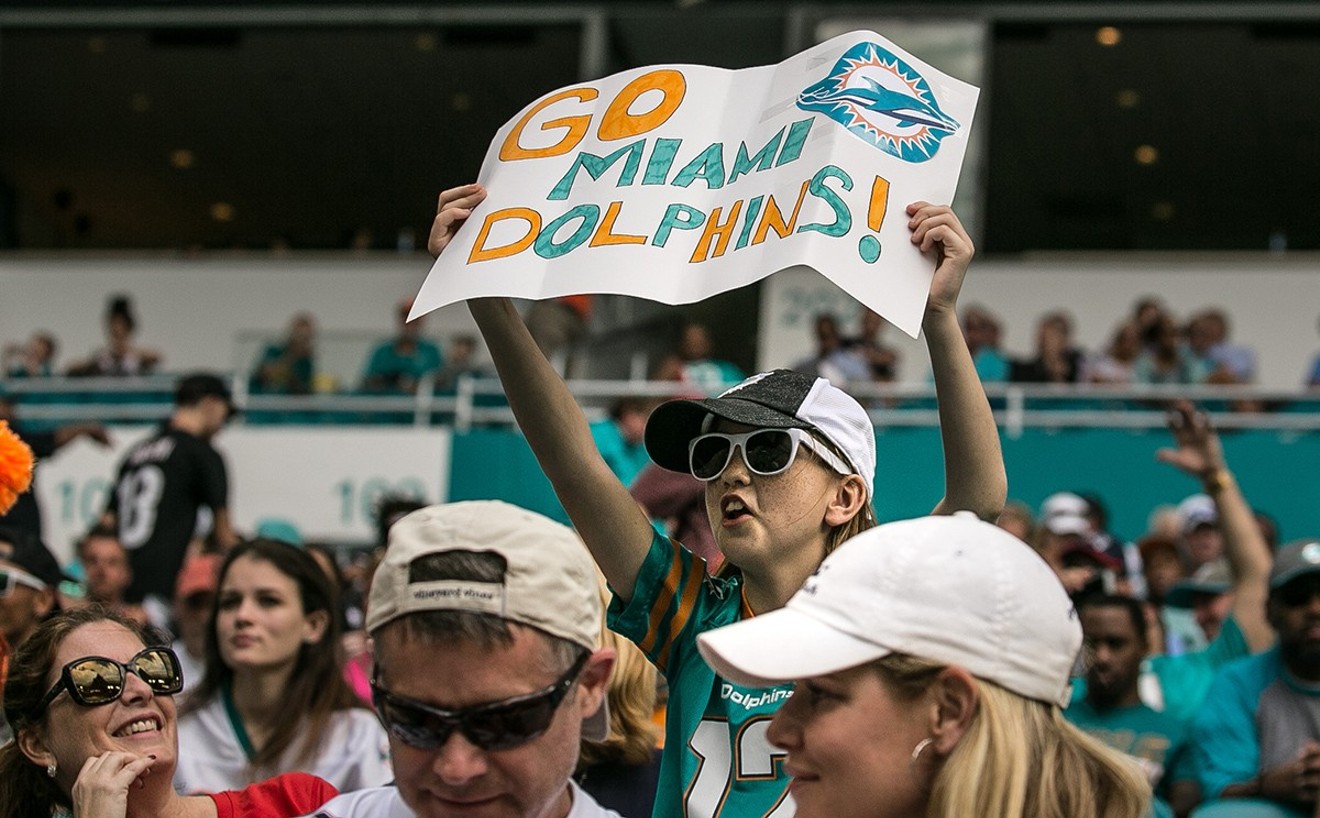That's right — you're a Miami Dolphins fan now.