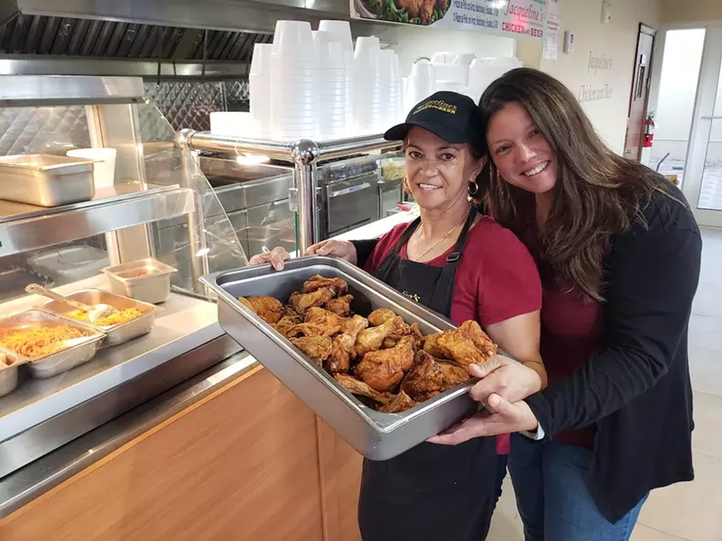 Image: Maria Peña and Jacqueline Peña of Jacqueline's Chicken & Beer.