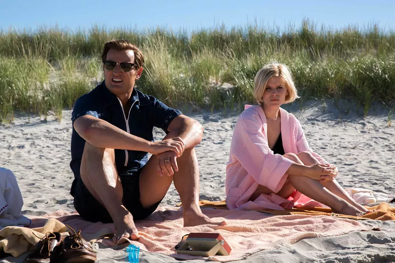 Image: In John Curran’s tense, tragic Chappaquiddick, Jason Clarke (left) plays Edward Kennedy and Kate Mara is Mary Jo Kopechne, the young woman who was in the senator's car that careened over a one-lane bridge and into a pond where she died.