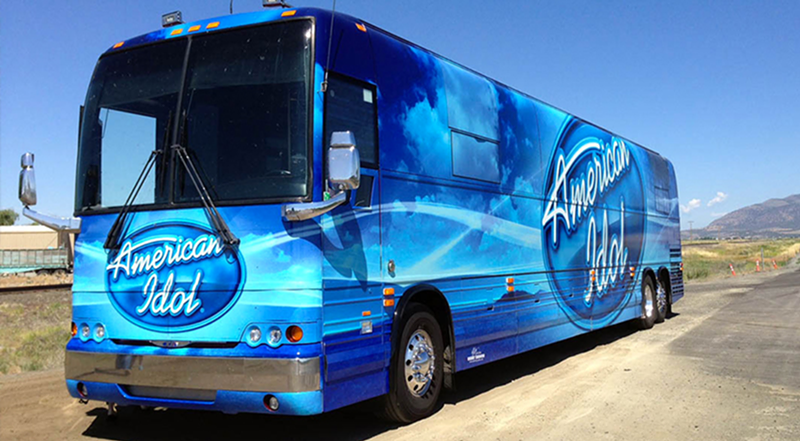 Image: The American Idol bus is rolling into Miami.