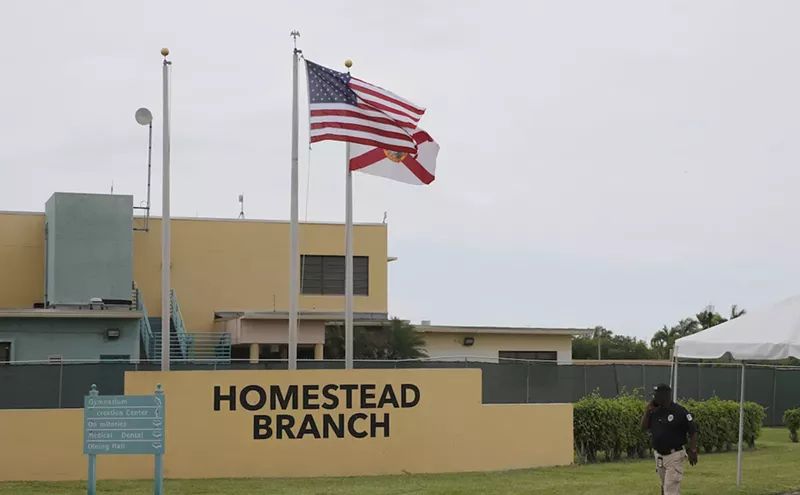 Image: Amnesty International: Homestead Official Said Kids With No Sponsor Should be Deported