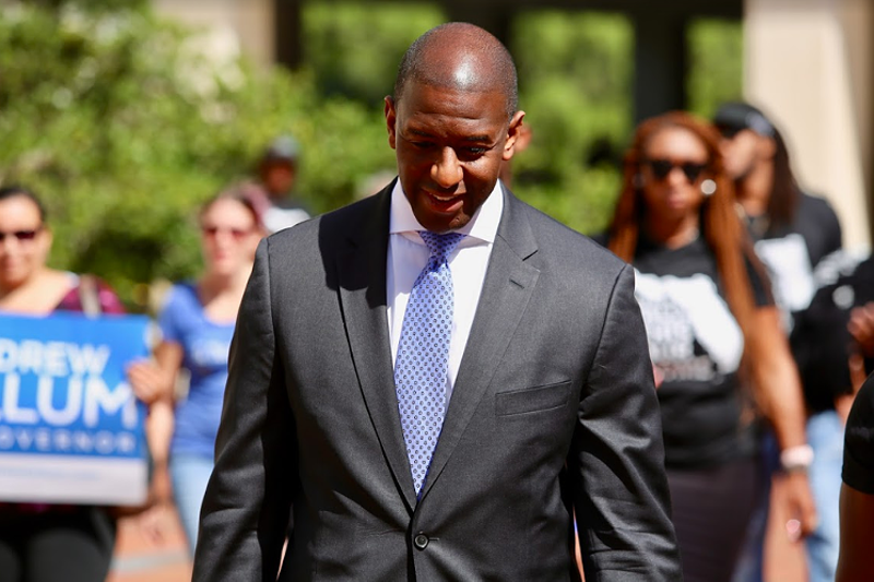 Image: Former Tallahassee Mayor Andrew Gillum ran a failed campaign to become Florida's governor in 2018.