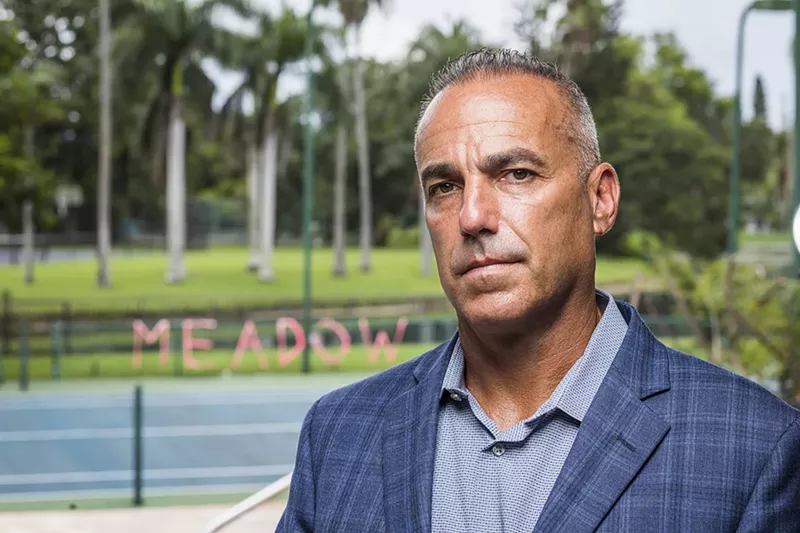 Image: Andrew Pollack sees his mission as apolitical.
