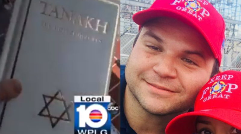 Miami PD Sgt. Roberto Destephan was fired after a 2018 incident in which he captured himself on video throwing out a Hebrew Bible (Tanakh) and a wooden box engraved with the Star of David. An arbitrator has upheld Destephan's termination.