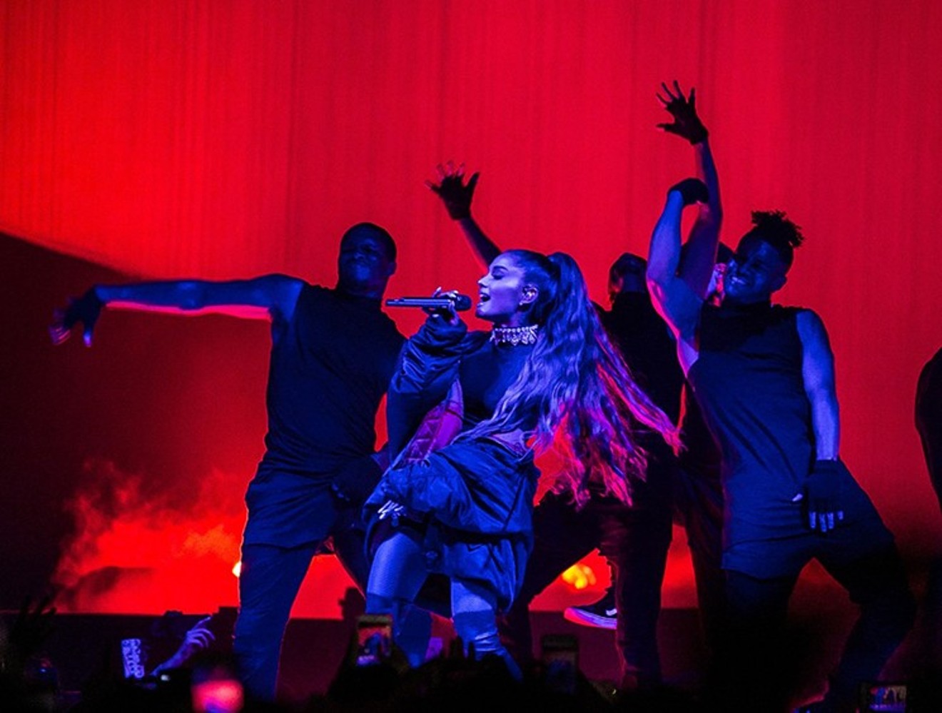 Ariana Grande performed in Miami last month.