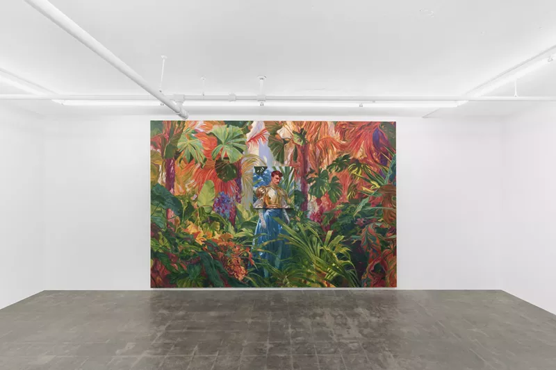 Image: Abstract painting by Marlon Portales