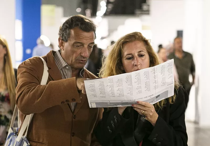 Image: No need for a map at Art Basel's "OVR: Miami Beach."