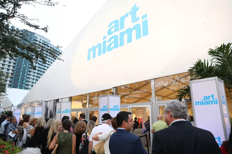 Image: Art Miami's former location in midtown.