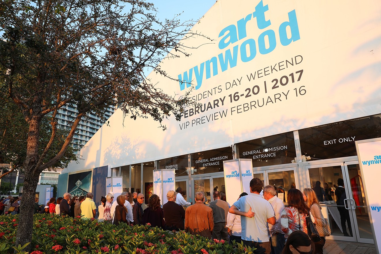 Art Wynwood in its former midtown home. The fair relocates to downtown Miami this month.