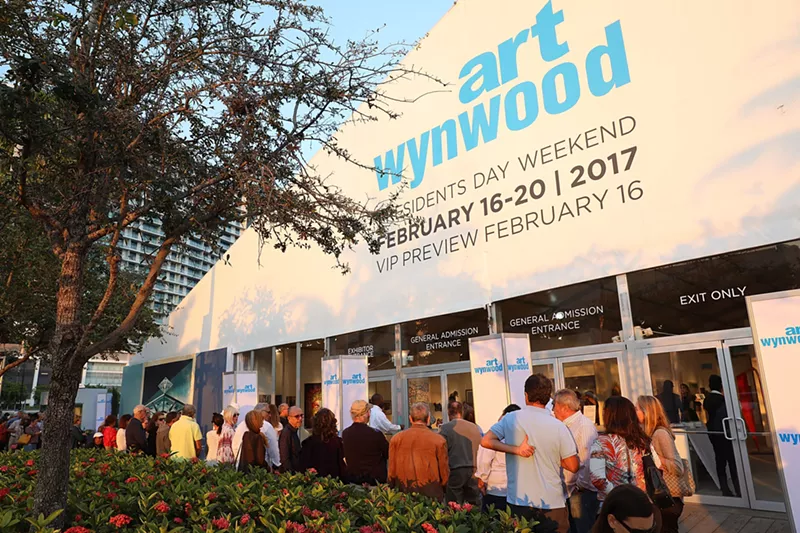 Image: Art Wynwood in its former midtown home. The fair relocates to downtown Miami this month.