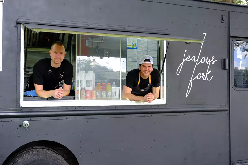 Image: BFFs and major pancake people Henrik Telle and Joaquin Ortiz want you to try their inventive creations at Jealous Fork.