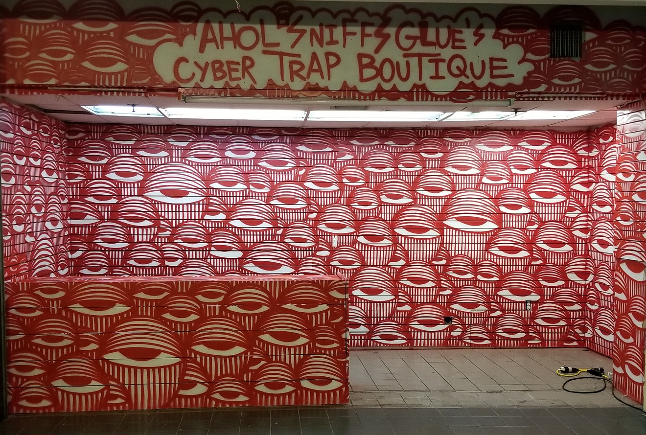 Ahol Sniffs Glue’s Cyber Trap Boutique in Flagler Station.