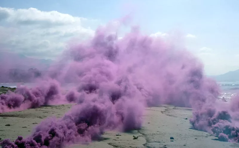 Image: Artist Judy Chicago Sends the Design District Up in Smoke