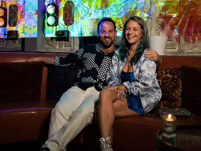 Image: Natasha Tomchin (left) and Charles Levine