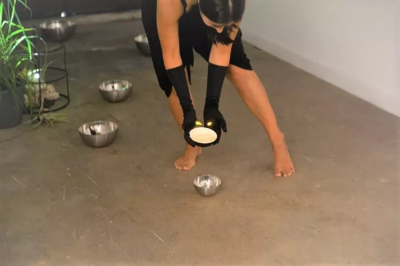 Image: Roxana Barba’s site-specific performance "Ritual Vessel" was inspired by an archaeological find in Peru.