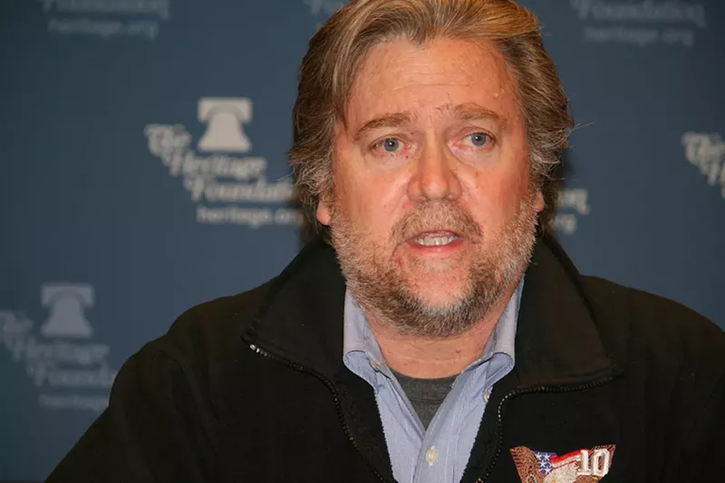 Image: Steve Bannon lashed out at the media this week.