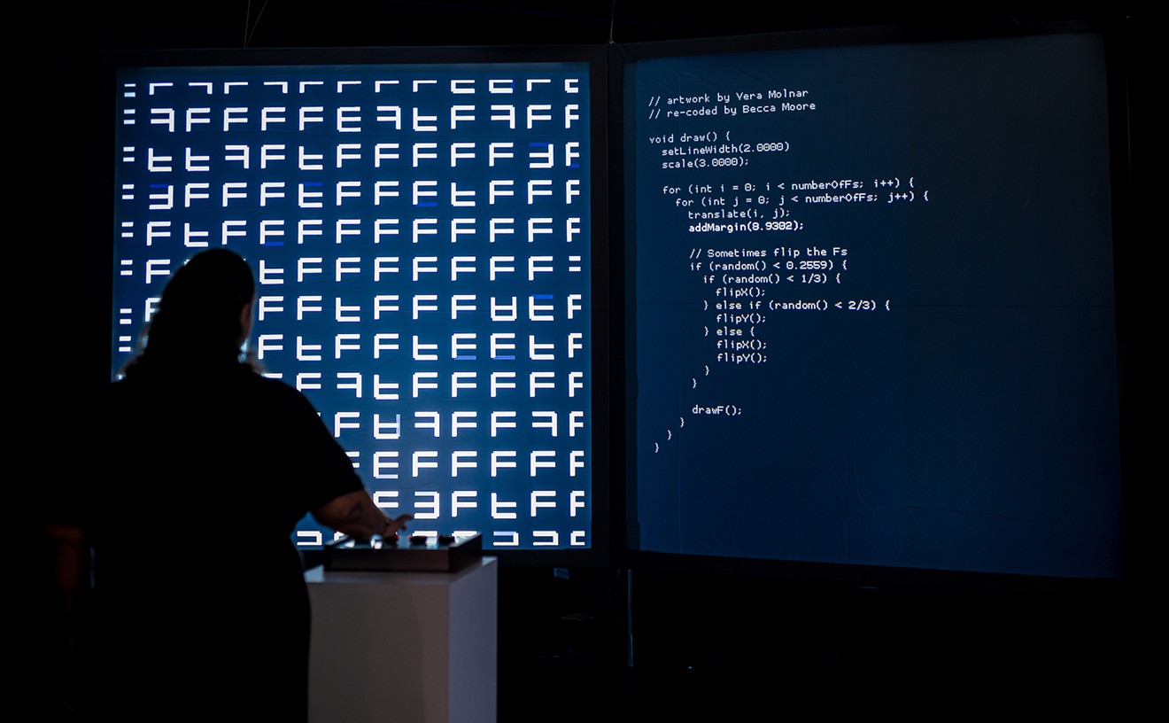 At Artechouse, Computer Code Becomes Poetry