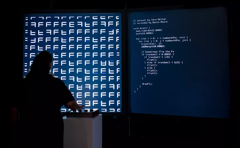 Image: At Artechouse, Computer Code Becomes Poetry