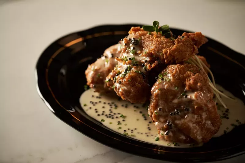 Image: Fried chicken at Ember.