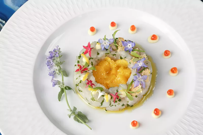 Image: Sea bass tartare