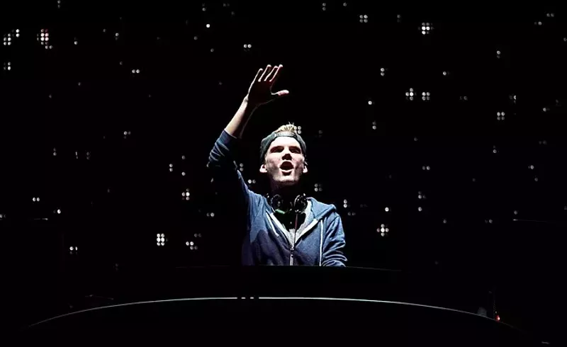 Image: Avicii at the American Airlines Arena in 2012.