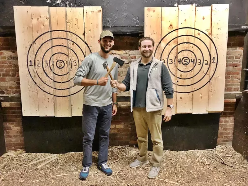 Image: Chops + Hops cofounders Ryan Lavernia and Clay Rusch.