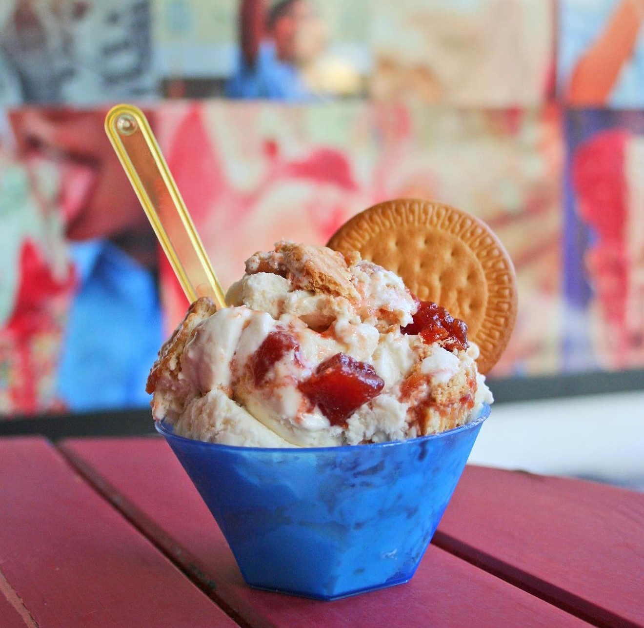 The famous Abuela Maria ice cream from Azucar.