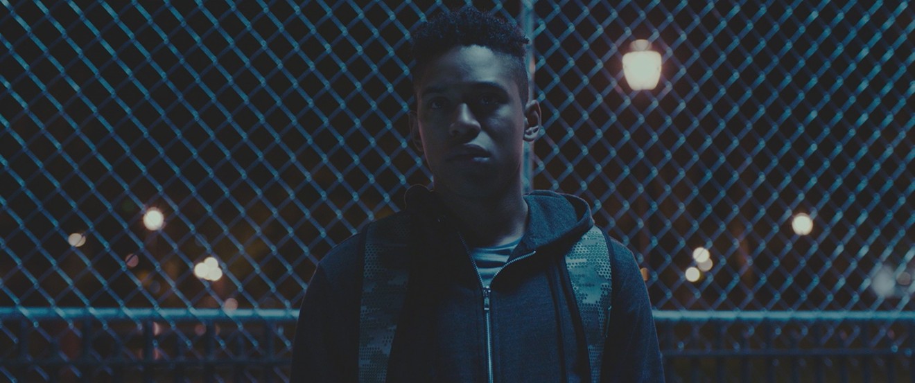 Kelvin Harrison Jr. plays Major League Baseball hopeful Zyric in the final narrative of Reinaldo Marcus Green’s triptych drama Monsters and Men, about the intersections of cops and civilians in New York City.
