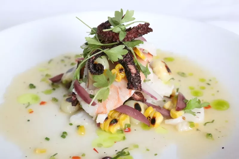 Image: Ceviche at OLA