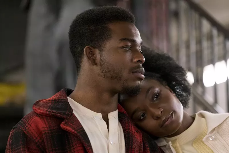 Image: Stephan James and KiKi Layne play a couple facing racial injustice during the 1970s in If Beale Street Could Talk.