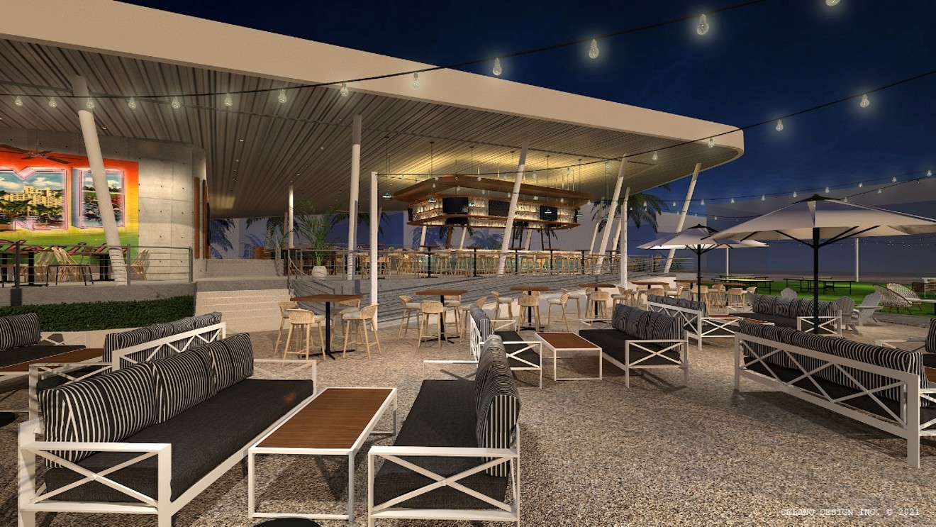 A rendering of Bayshore Club in Coconut Grove.